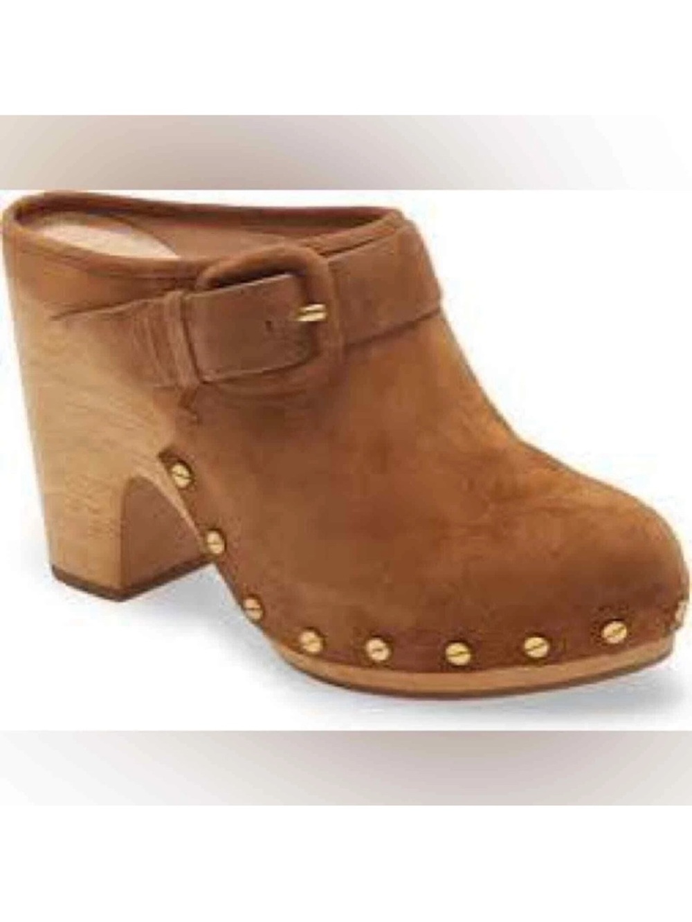 Veronica Beard Dacey Pecan Suede Clogs Pecan size 8